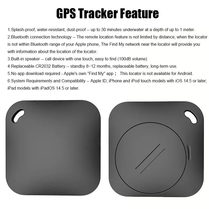 Apple Find My Compatible Anti-Lost Locator for Keys, Pets, Kids & Car