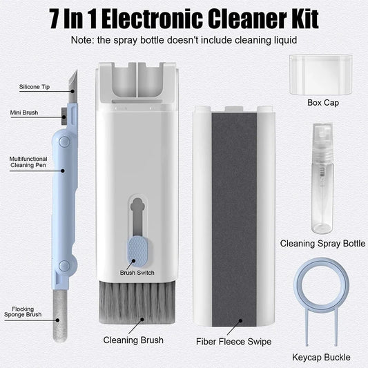 7-in-1 Computer Keyboard & Earphone Cleaning Kit