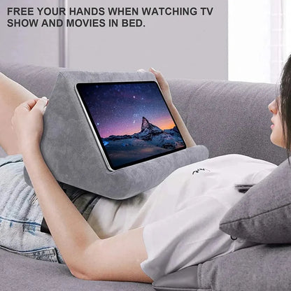 Xnyocn Tablet Stand Multifunction Sponge Pillow Stands for IPad Samsung Huawei Tab Reading Holder Support Bed Mount Bracket Book