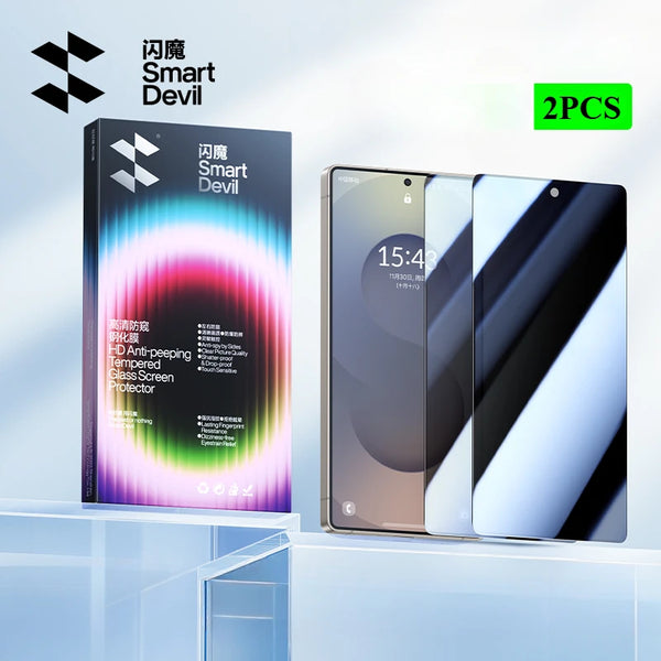 SmartDevil Privacy Screen Protector for Samsung S25 Ultra S25 S25Plus S24Ultra Tempered Glass Film Anti-peeping Anti-fingerprint