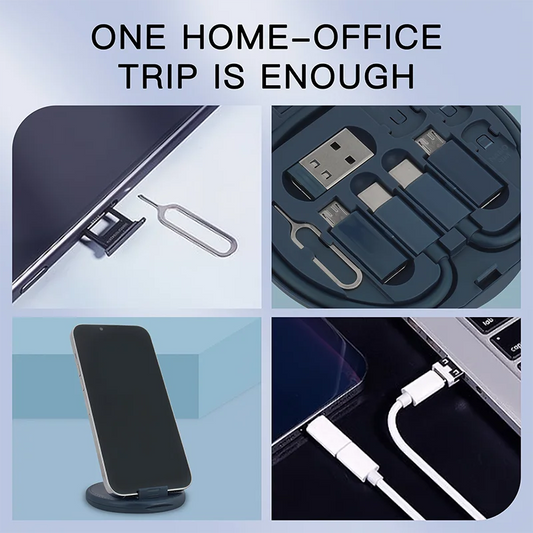 Multi USB Type-C to C 60W Fast Charging Adapter Cable Kit – USB-C to Lightning, Micro USB & Type-C Conversion Set