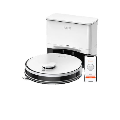 ILIFE A30 PRO Robot Vacuum & Mop Combo – 5000Pa Powerful Suction, Self-Emptying, 60-Day Dustbin, App & Remote Control