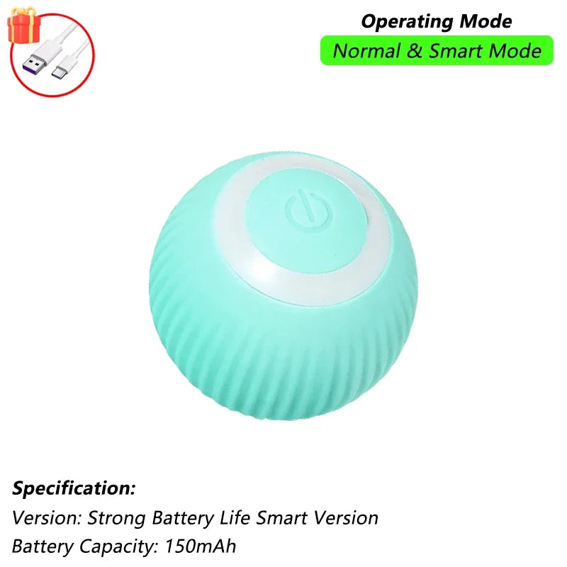 Automatic Rolling Mouse Toy with Tail & Rechargeable Battery