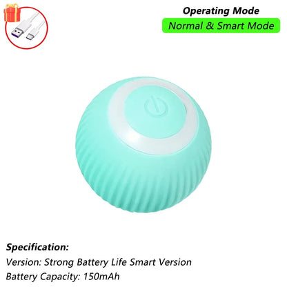 Automatic Rolling Mouse Toy with Tail & Rechargeable Battery