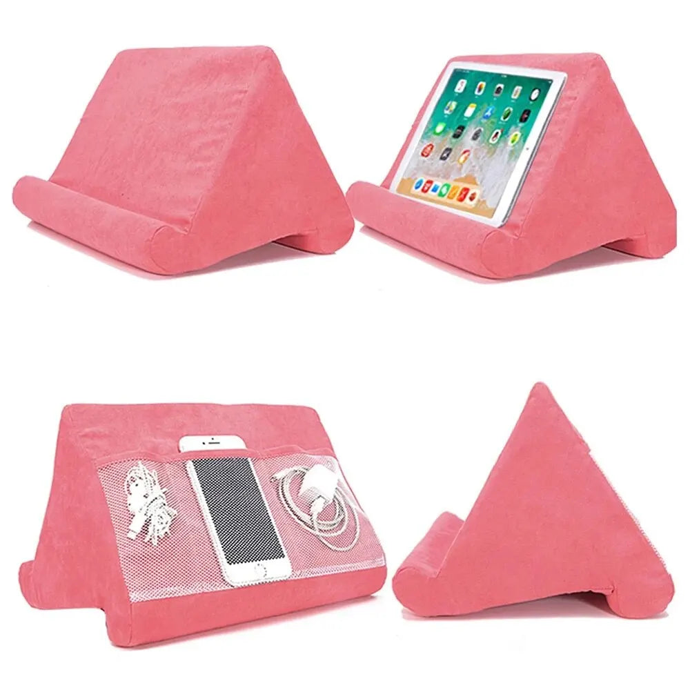 Xnyocn Tablet Stand Multifunction Sponge Pillow Stands for IPad Samsung Huawei Tab Reading Holder Support Bed Mount Bracket Book