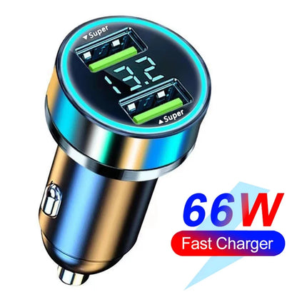 66–250W PD Car Charger QC3.0